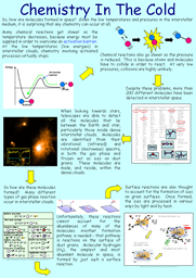 Chemistry In The Cold