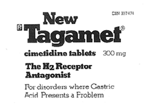 [A picture of a box of Tagamet]