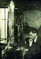 Robert Gray in the lab